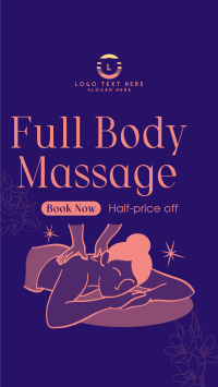 Body Massage Promo Instagram reel Image Preview