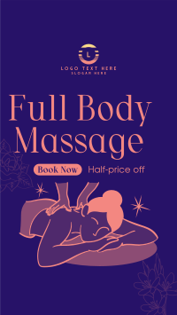 Body Massage Promo Instagram Reel Preview