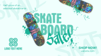 Streetstyle Skateboard Sale Animation Image Preview