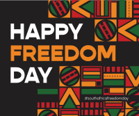 South African Freedom Celebration Facebook Post Design