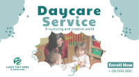 Cloudy Daycare Service Animation Design