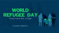 Family Refugees Facebook Event Cover Design