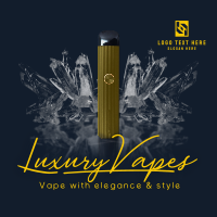 Luxury Vapes Linkedin Post Design