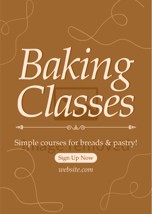 Baking Classes Poster Image Preview