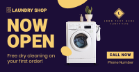 Laundry Shop Opening Facebook ad Image Preview