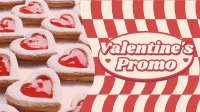 Retro Valentines Promo Facebook Event Cover Design