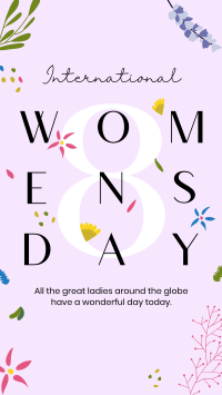 Women's Day Flower Overall Facebook story Image Preview