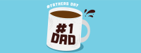 Father's Day Coffee Facebook cover Image Preview