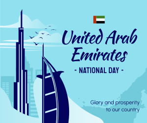 UAE National Day Facebook post Image Preview