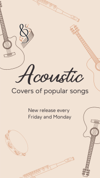 Acoustic Music Covers Instagram reel Image Preview