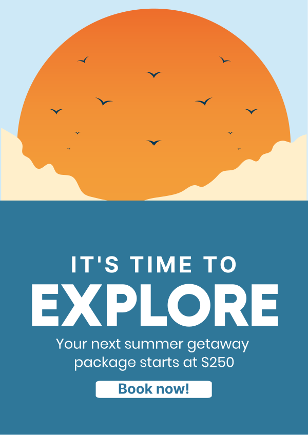 Summer Getaway Flyer Design Image Preview