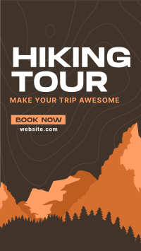Awesome Hiking Experience Instagram story Image Preview