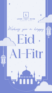 Mosque Eid Al Fitr Instagram reel Image Preview