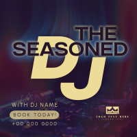 Seasoned DJ Booking Instagram post Image Preview