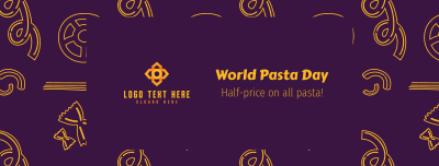 Collection of Pasta Pattern Facebook cover Image Preview