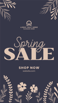 Floral Spring Sale Instagram reel Image Preview