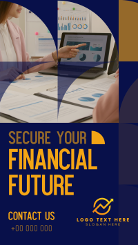 Financial Future Security Instagram Story Design