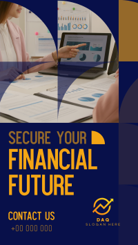 Financial Future Security Instagram story Image Preview