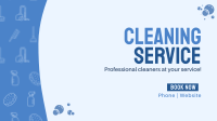 We Clean It Facebook Event Cover Design