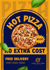 Pizza Delivery Promo Poster Preview