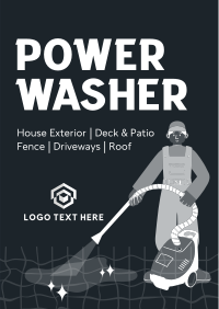 Power Washer for Rent Flyer Design