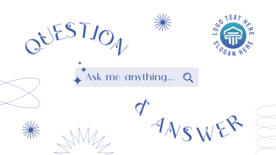 Minimalist Q&A Facebook event cover Image Preview