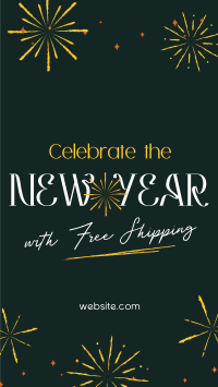 New Year Shipping Deals Instagram reel Image Preview