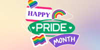 Stick on the Pride Twitter Post Design