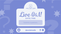 Stylish Live Q&A Animation Preview