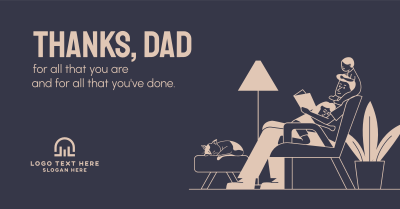 Thanks Dad For Everything Facebook ad Image Preview