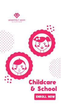 Childcare and School Enrollment Instagram story Image Preview