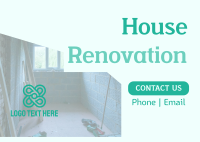 Simple Home Renovation Postcard Image Preview