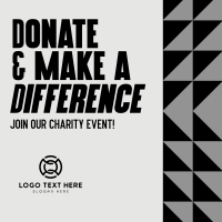 Charity Event Instagram Post Preview