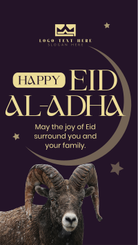 Happy Eid al-Adha Instagram story Image Preview