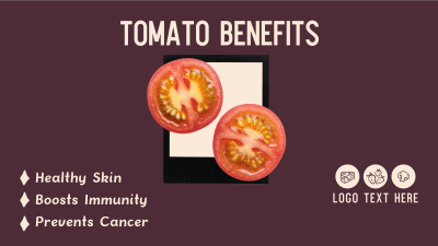 Tomato Benefits Facebook event cover Image Preview