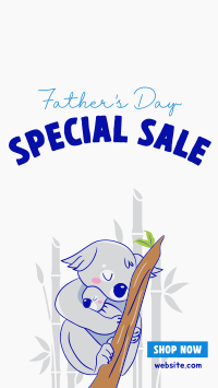 Father's Day Koala Sale Facebook Story Design