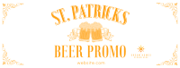 Paddy's Day Beer Promo Facebook cover Image Preview