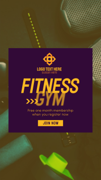Join Fitness Now Instagram story Image Preview