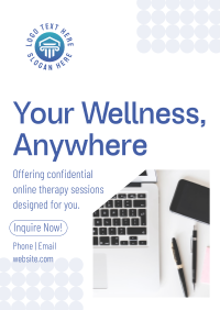 Wellness Online Therapy Flyer Preview