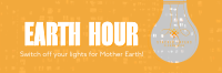 Earth Hour Light Bulb Twitter Header Image Preview