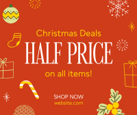 Amazing Christmas Deals Facebook Post Design