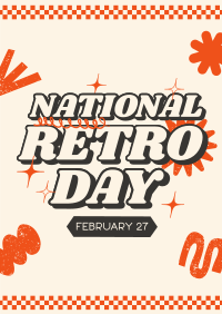 Nostalgic Retro Day Poster Image Preview