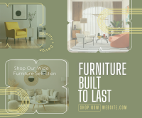 Shop Furniture Selection Facebook Post Design