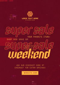 Super Sale Weekend Flyer Design