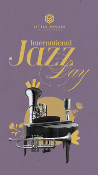Modern International Jazz Day Video Image Preview