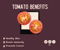 Tomato Benefits Facebook Post Image Preview