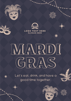 Mardi Gras Masquerade Flyer Image Preview