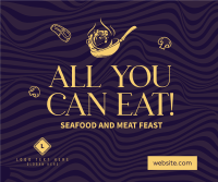 All You  Can Eat Facebook Post Design