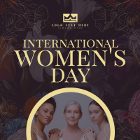 Floral International Women's Day Instagram Post Design