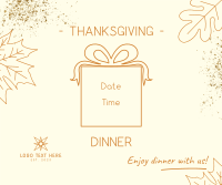 Thanksgiving Dinner Party Facebook post Image Preview
